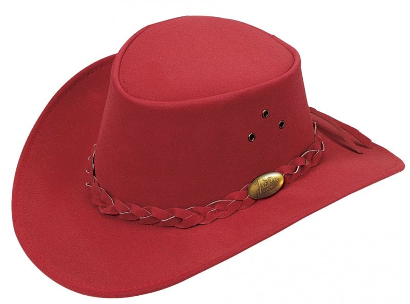 Jacaru Hats PU Ranger - Red – AustralianGear